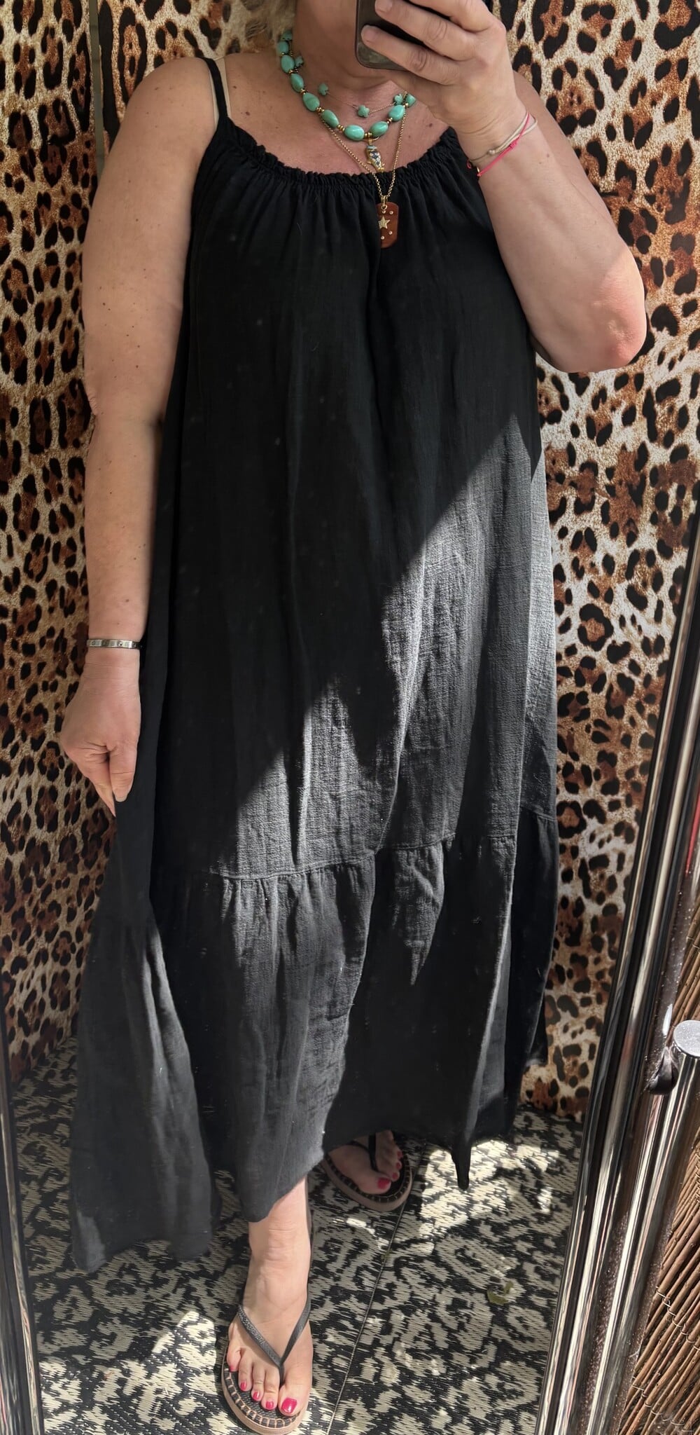 JURK NOIR  SPAGETTI MATEN 46/48 TOT 56