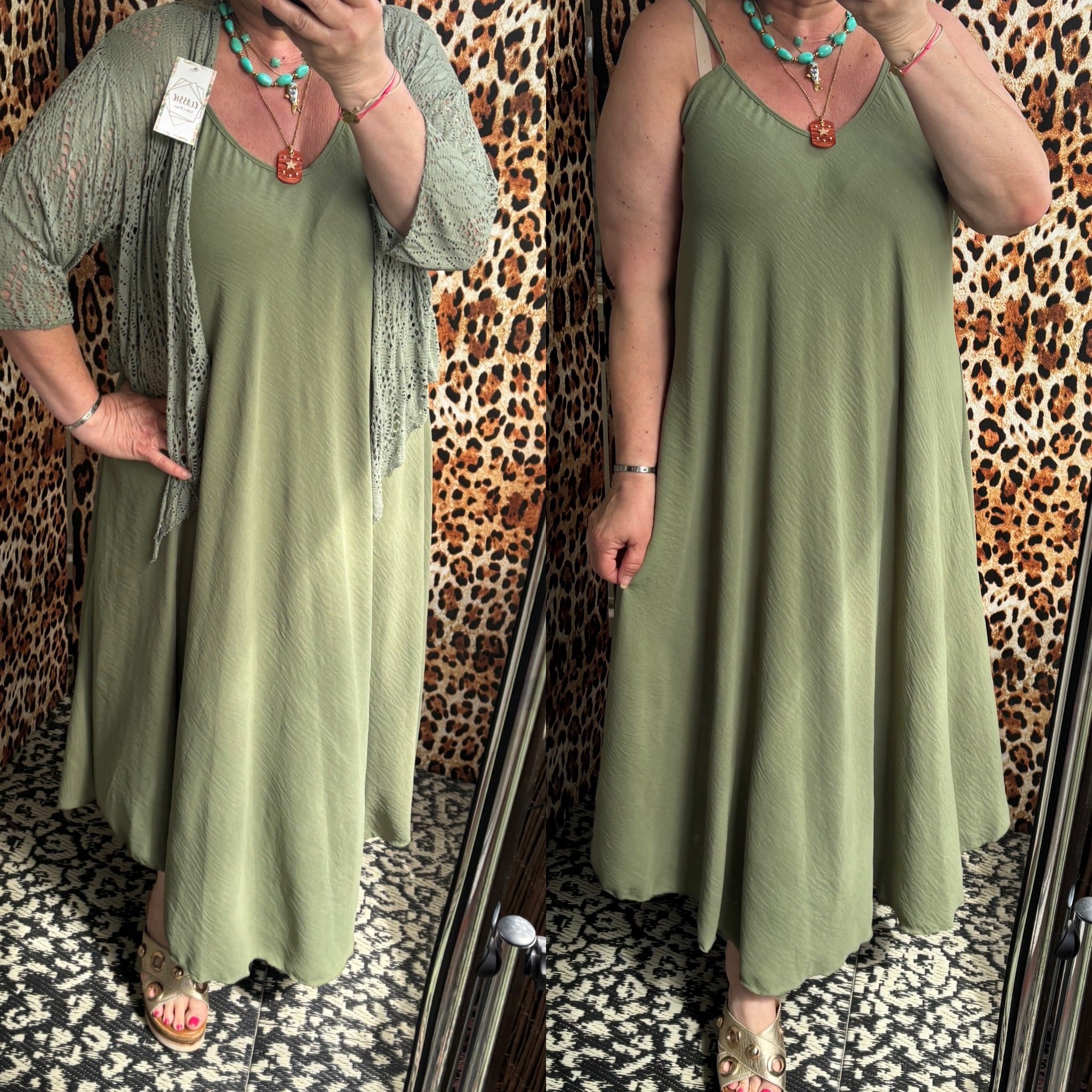 JURK SPAGETTI BANDJE SUMMER MATEN 46/48 TOT 56