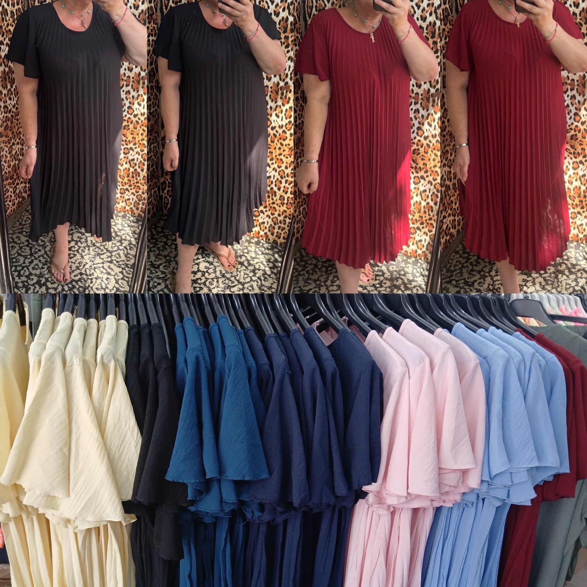 JURKJE FEMME PLISSE MATEN 46 TOT 54