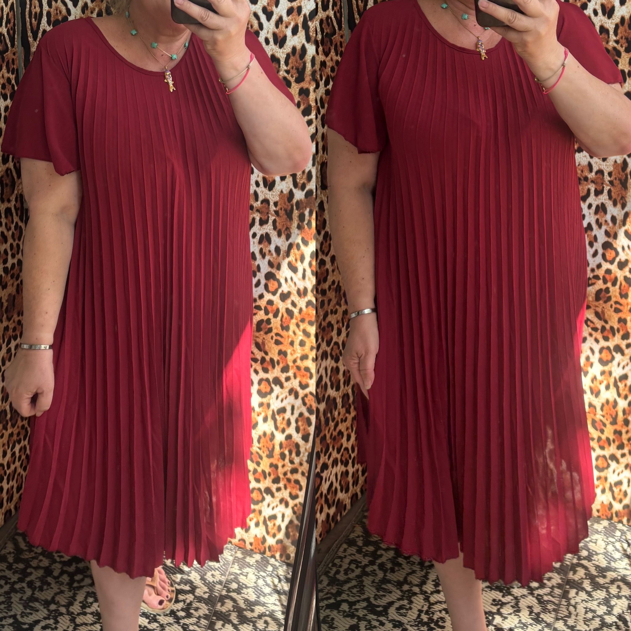 JURKJE FEMME PLISSE MATEN 46 TOT 54