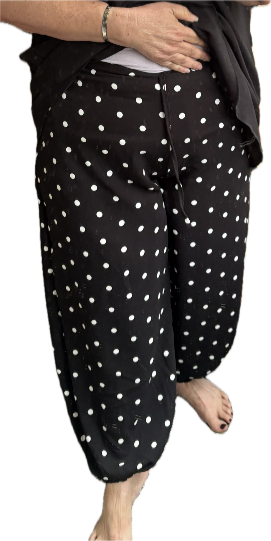 POLKADOT POF BROEK MATEN 44 TOT 50/52