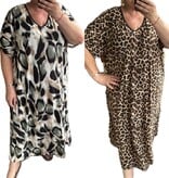 TRAVEL V HALS STRIK IN 2 PRINTS MATEN 46 TOT 54