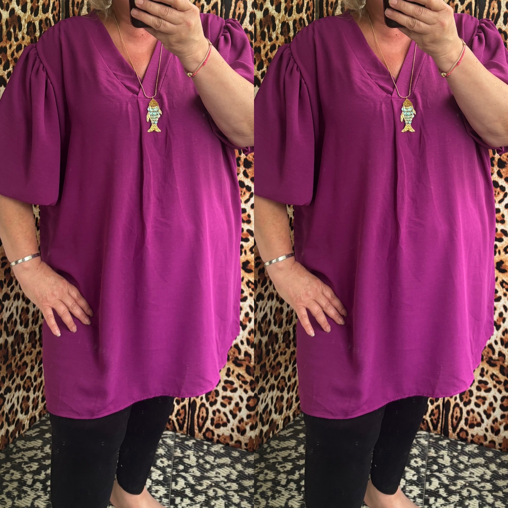 TUNIEK INDIAN SUMMER MATEN 46/48 TOT 54/56