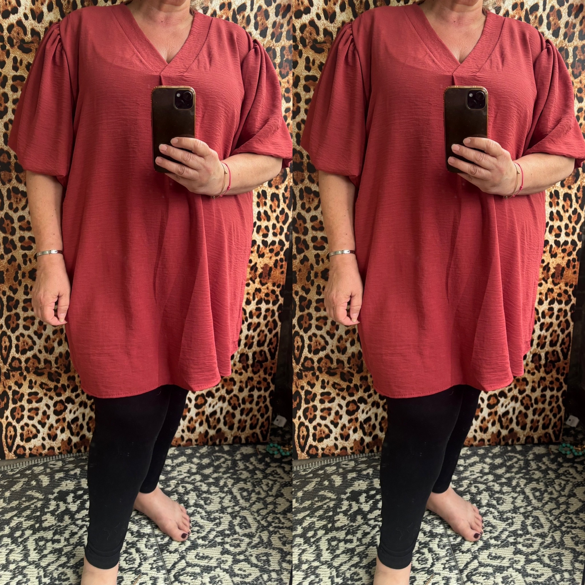 TUNIEK INDIAN SUMMER MATEN 46/48 TOT 54/56