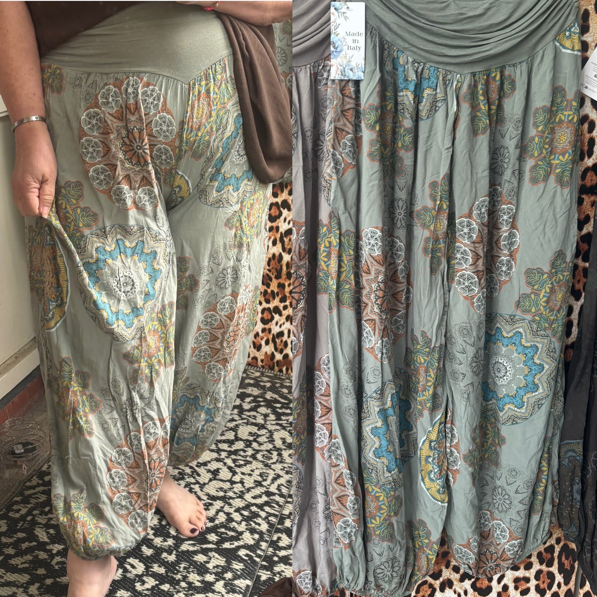 Pofbroekje viscose mandela maten 44 tot 52/54