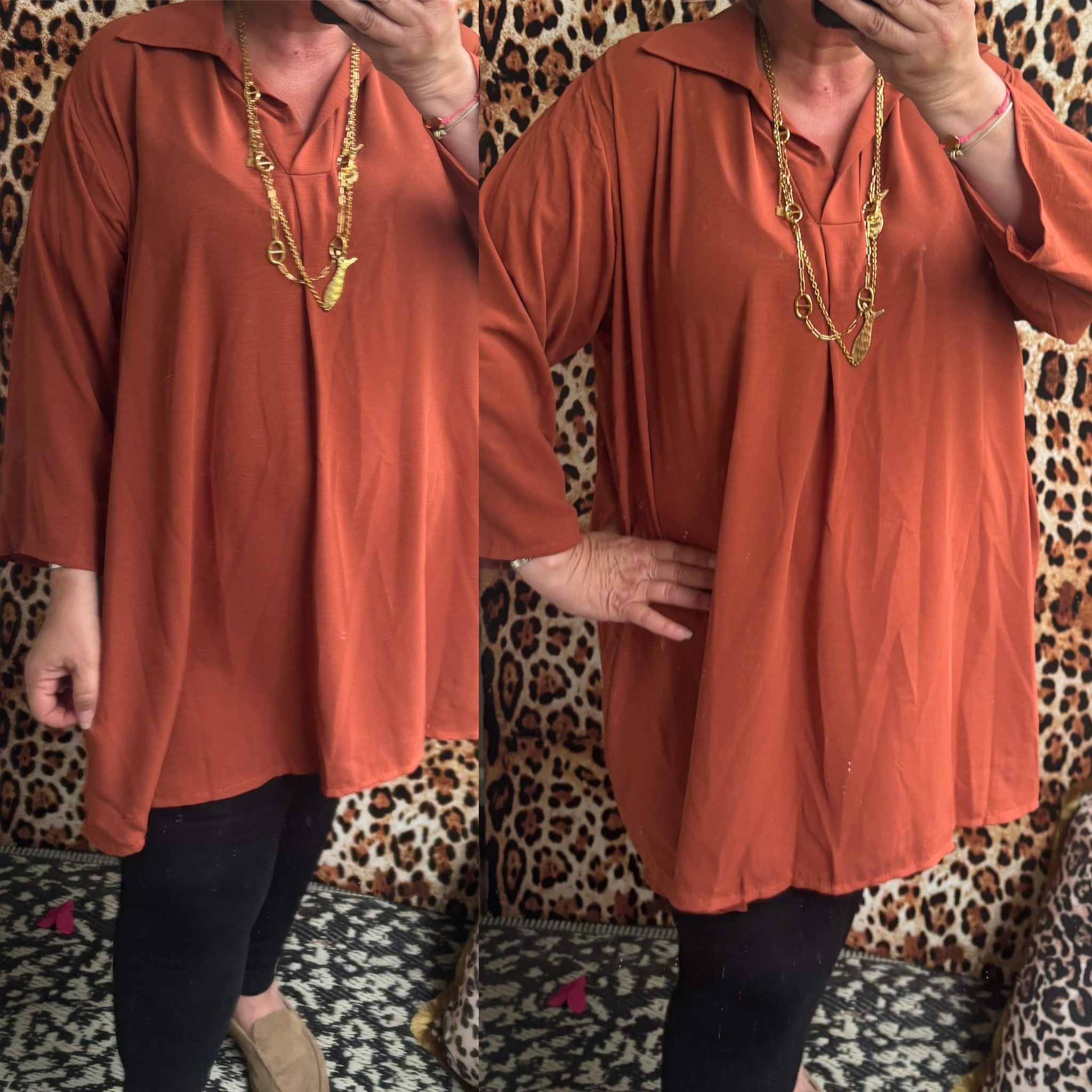 SHIRT KRAAGJE FALL CHIQUE MATEN 48 TOT 56
