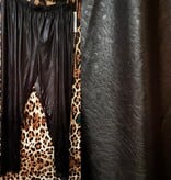 LEATHER LOOK LEGGING MATEN 46 TOT 52/54