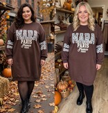 SWEATERDRESS MARAIS MATEN 46/48 TOT 54/56