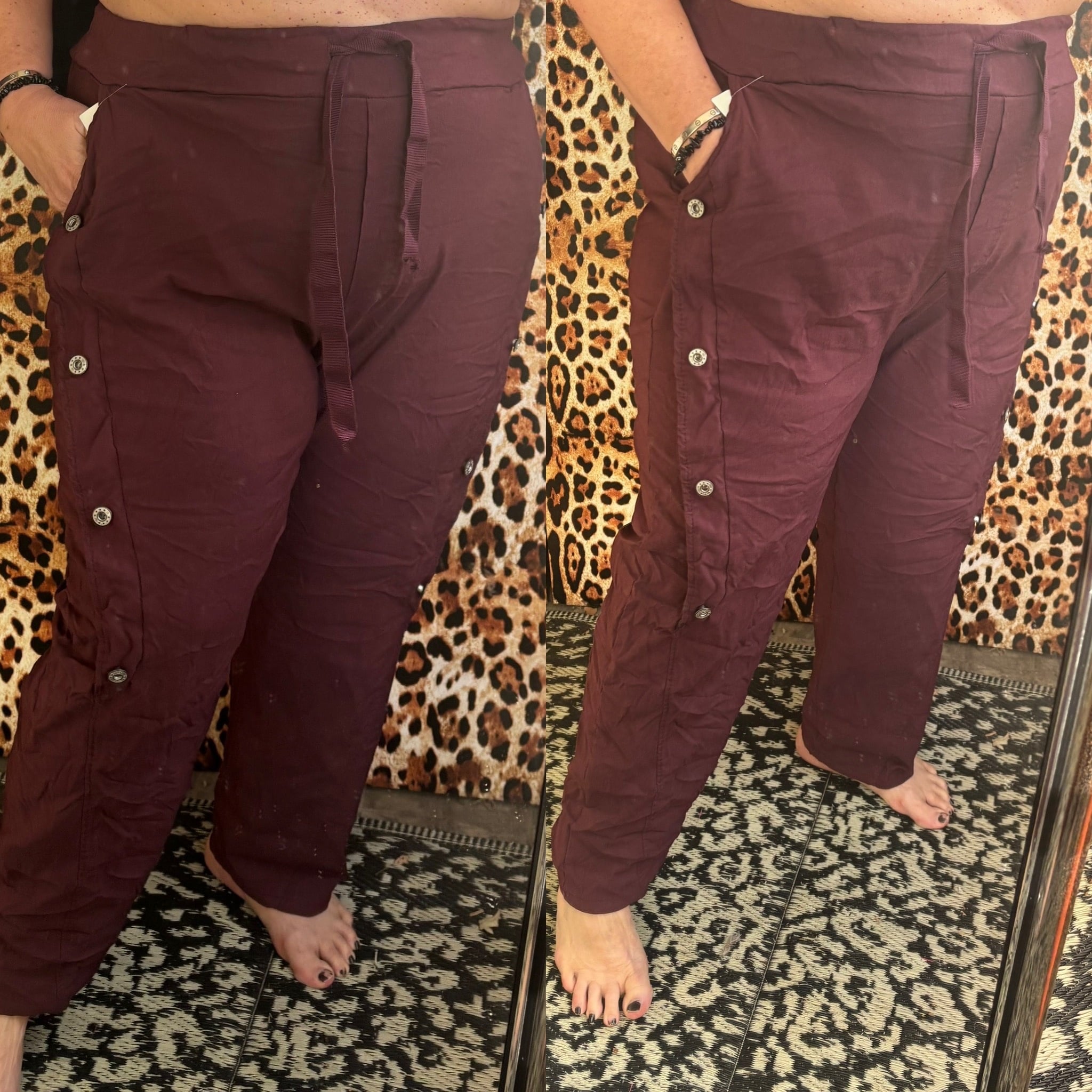 BROEK 2026 BUTTON MATEN 46/48 TOT 54