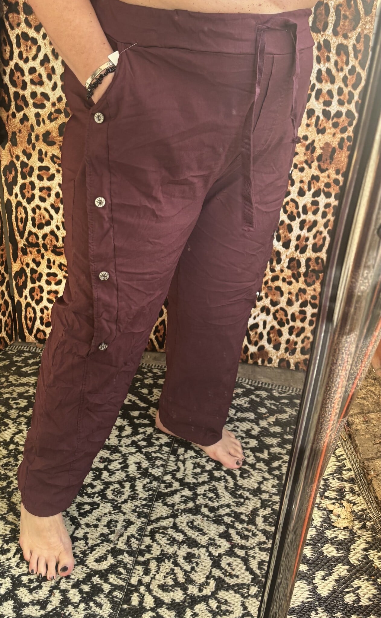 BROEK 2026 BUTTON MATEN 46/48 TOT 54