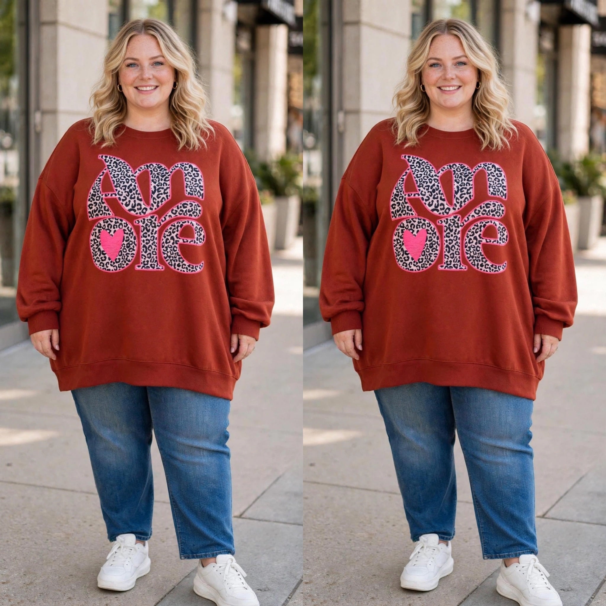 AMORE SWEATER MATEN 44/46 TOT 54