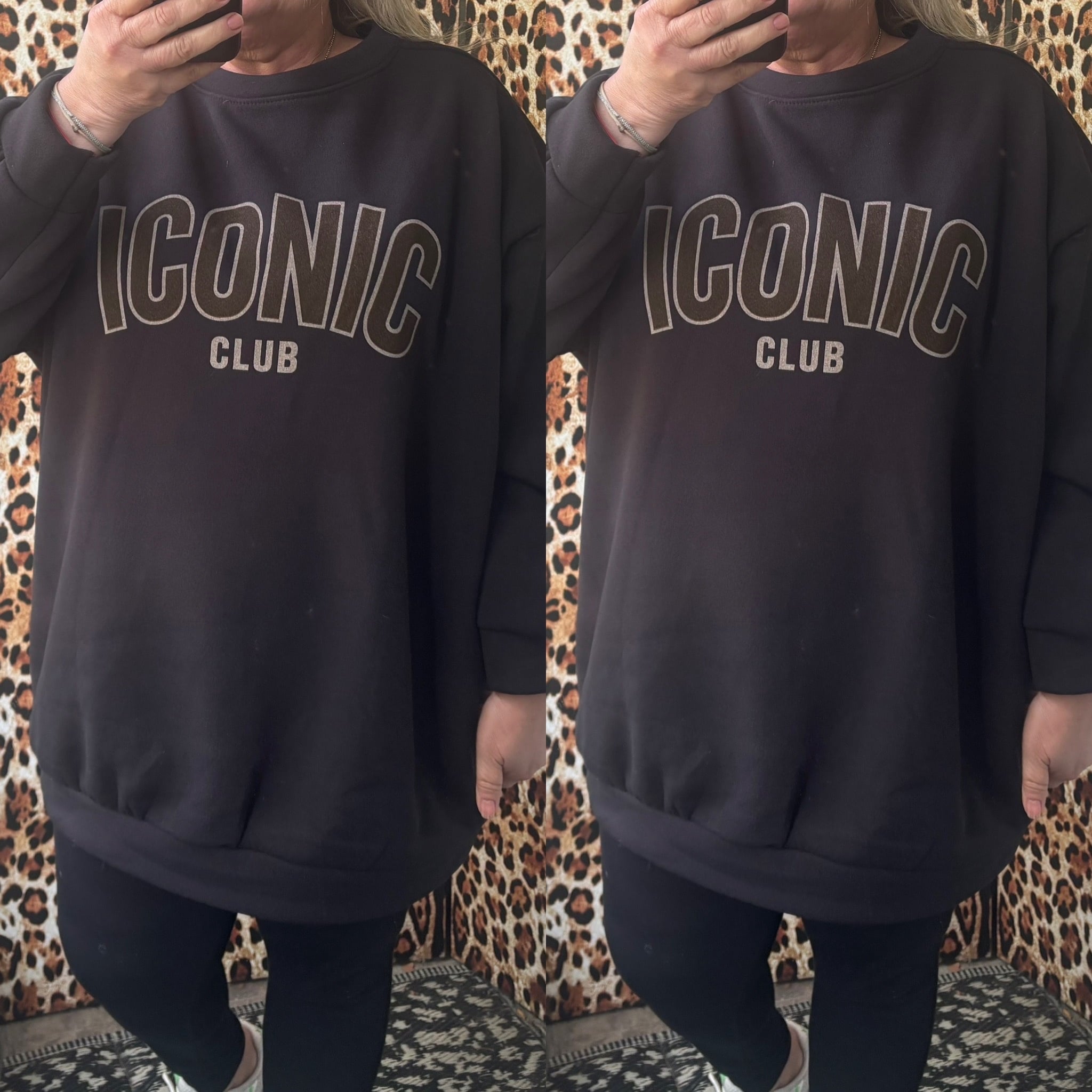 GEVOERDE SWEATER ICON MATEN 44 TOT 52