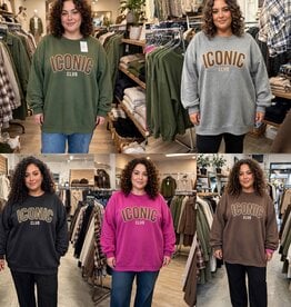 GEVOERDE SWEATER ICON MATEN 44 TOT 52