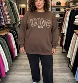 GEVOERDE SWEATER ICON MATEN 44 TOT 52