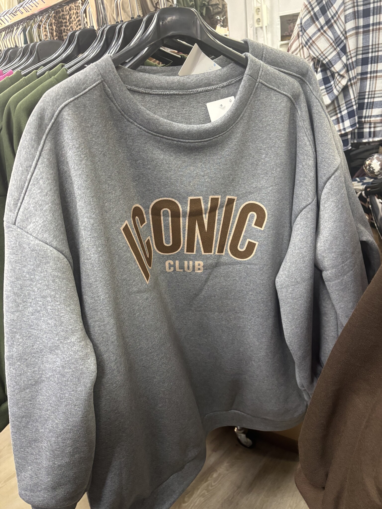 GEVOERDE SWEATER ICON MATEN 44 TOT 52
