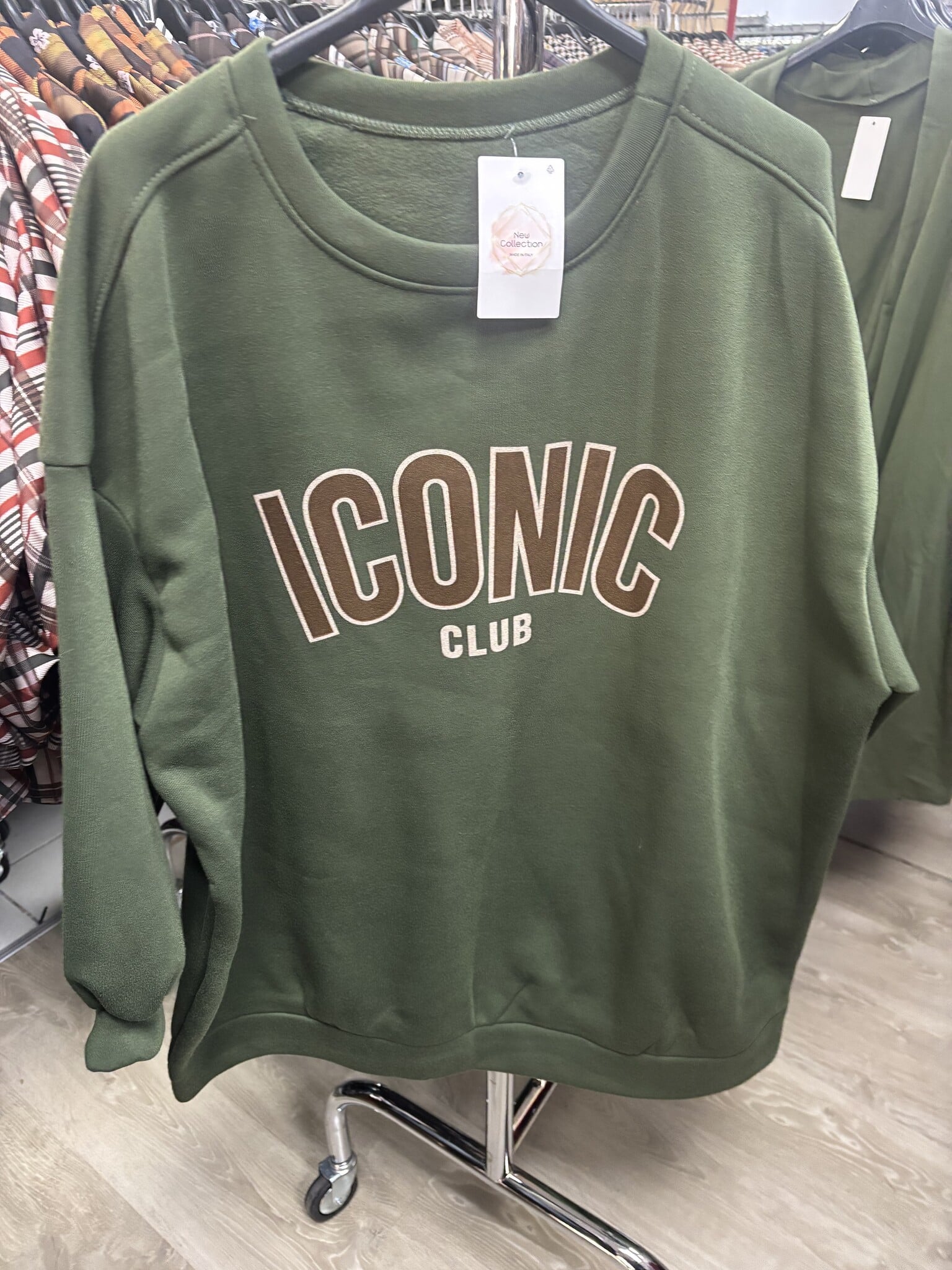 GEVOERDE SWEATER ICON MATEN 44 TOT 52