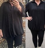 BOHO KRAAGJE BALLONTOP GOUD SPARKLE ERDOOR MATEN 44 TOT 54