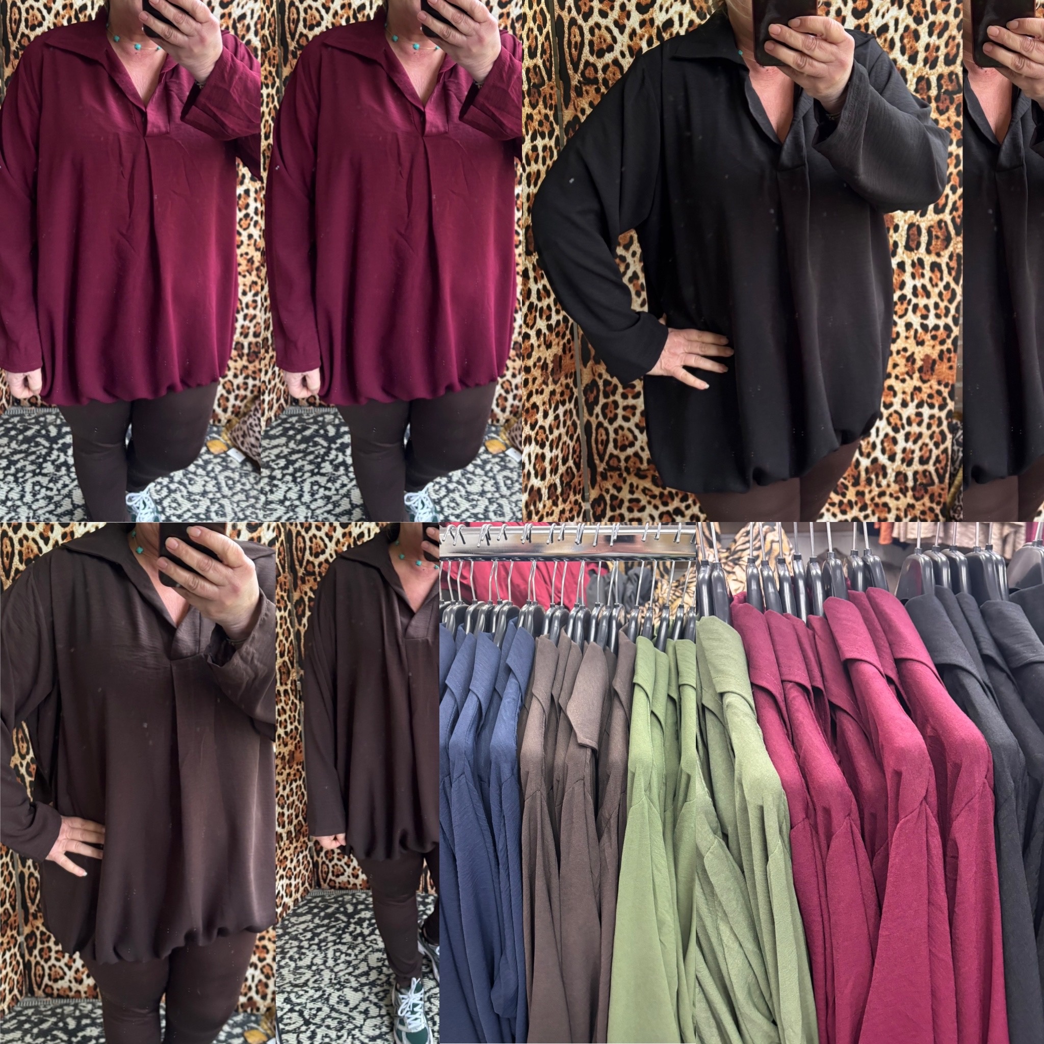 BOHO CHIQUE KRAAGJE EFFEN KLEUR MATEN 46/48 TOT 52/54