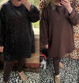 LANGE COMPHY SWEATER BLING MATEN 46 TOT 54