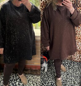 LANGE COMPHY SWEATER BLING MATEN 46 TOT 54