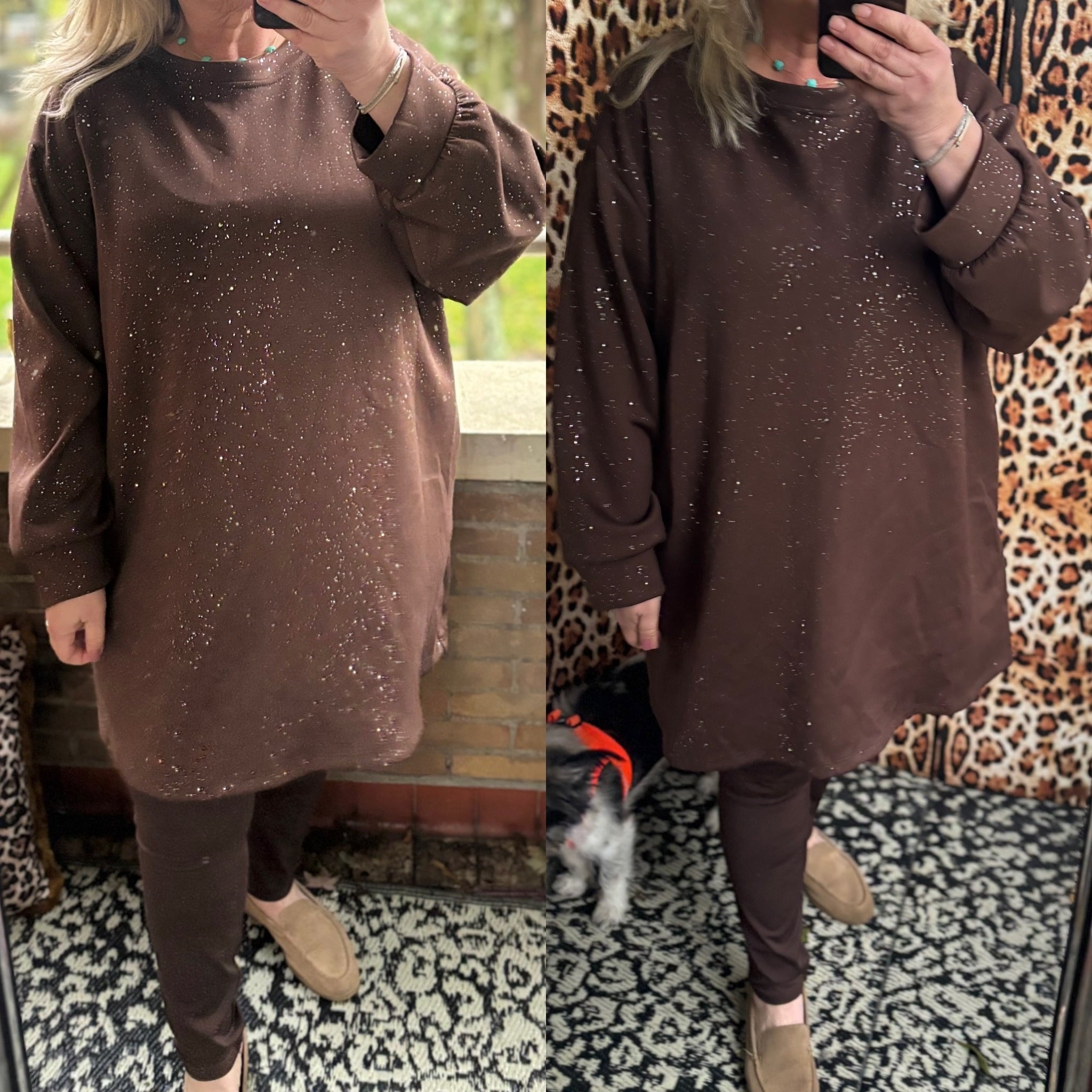LANGE COMPHY SWEATER BLING MATEN 46 TOT 54