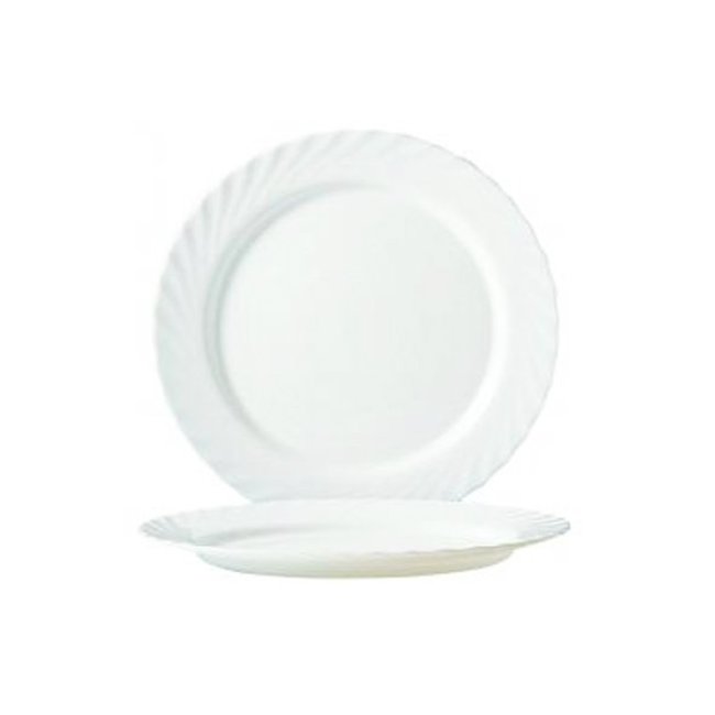 Luminarc Trianon - Assiette à dessert - Blanc - D19cm - Opale - (lot de 6)