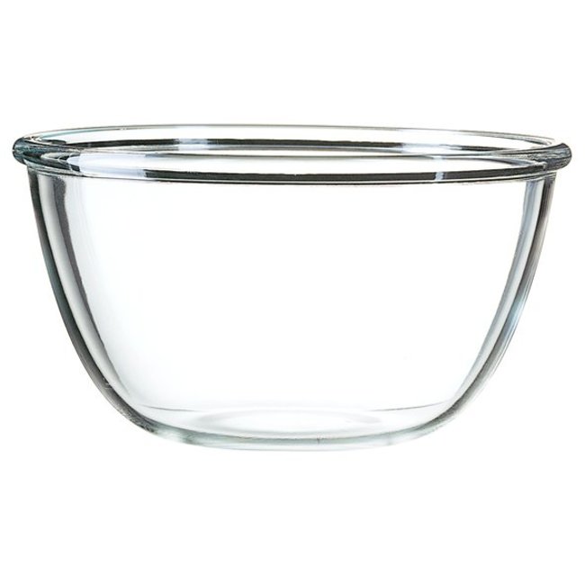 Luminarc Kokon - Salatschüssel - Transparent - 24cm - Glas - (4er Set)