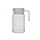 Luminarc Quadro - Karaffe - Transparent - 0,5l - Glas - (6er-Set)