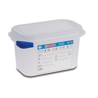 Araven Frischhaltebehälter Hermetic - Gn1-9 - 1 Liter - Polypropylen - (6er-Set)