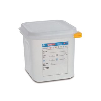Araven Fresh food container - Hermetic - Gn1-6 - 2.6 Liter - Polypropylene - (set of 6).