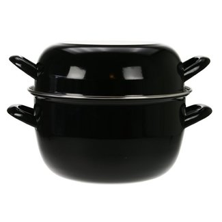 Cosy & Trendy For Professionals Catering - Mussel pot - 4kg - Black - D24cm - (Set of 4)