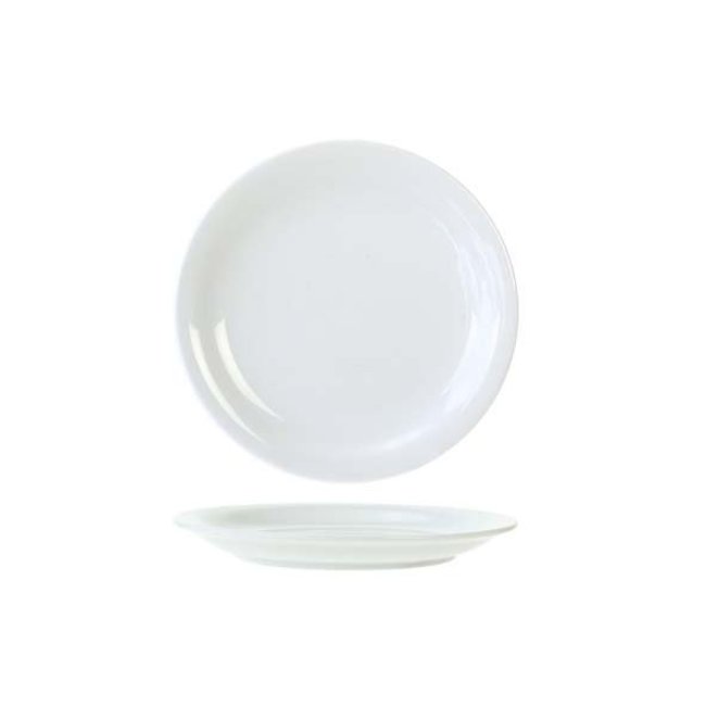 C&T Everyday - Dessert plate - White - 18.5cm - Porcelain - (set of 6)