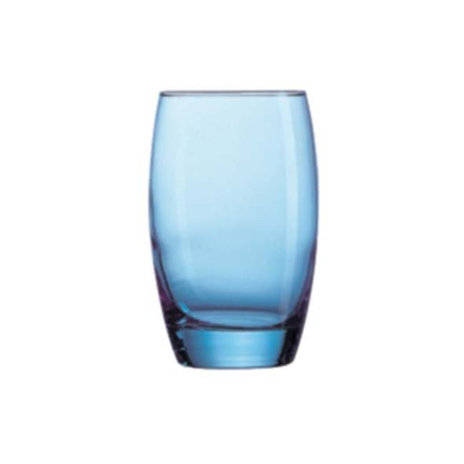 Arcoroc Salto - Verres à eau - Bleu - 35cl - (Lot de 6)