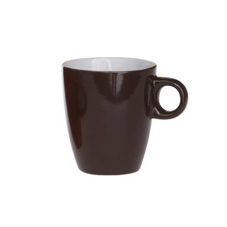 C&T Vicky Mug Brown 19cl D7xh8,5cm (set of 6)