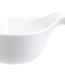 C&T Dish White D8-12,5xh3,5cm Spoon Shape