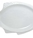 C&T Pesci - Assiette plate - Blanc - 40x24cm - Porcelaine - (lot de 6)