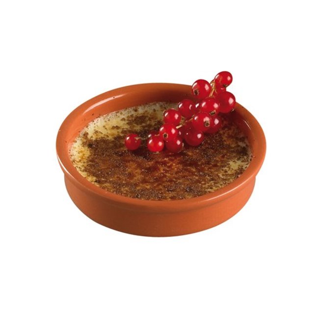 C&T Crème brûlée - Plat - D12cm - Terre cuite - (lot de 12)