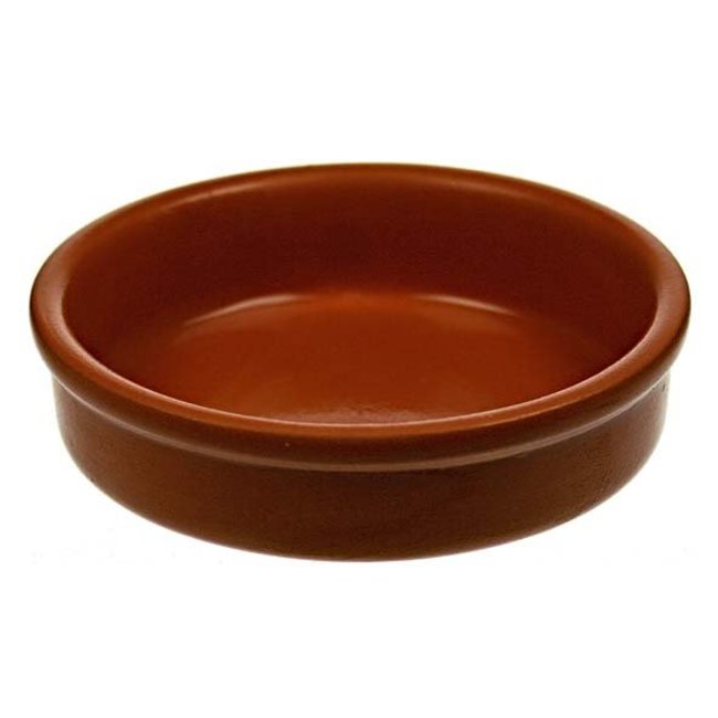 C&T Creme Brulee Dish Set4 D8cmterracotta (set of 4)