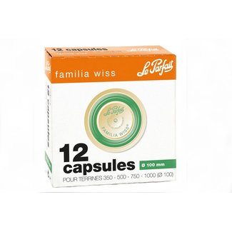 Le Parfait Familia Wiss - Capsules - D100mm - (Ensemble de 24)