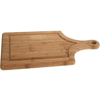C&T Meat Cutting Board Bamboo W Juice Gutter35x20x1,8 W/grip Sandwichboard