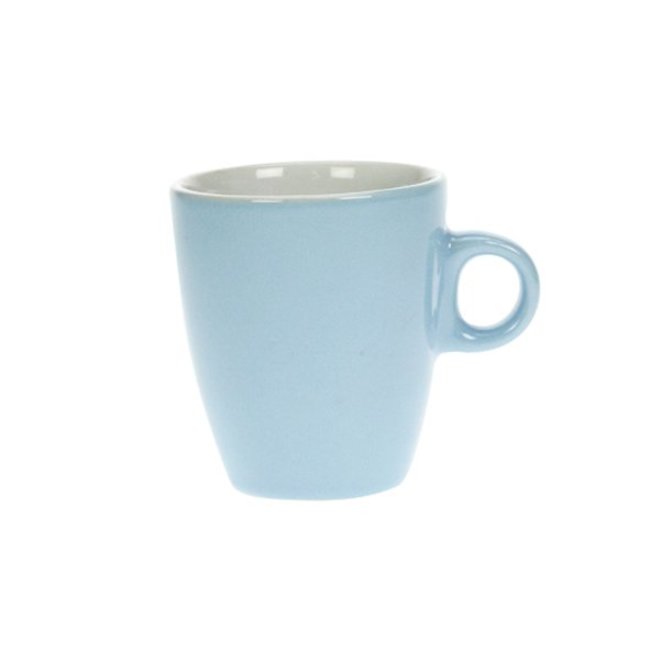 C&T Vicky Cup Light Blue 19cl D7xh8,5cm Pottery - (set of 6)