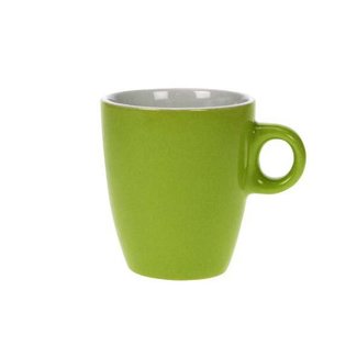 C&T Vicky - Tasse - Vert - 19cl - D7xh8,5cm - Céramique - (lot de 6)