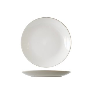 C&T Vince - Beige - Dessert plate - D21.1cm - Ceramic - (set of 6).