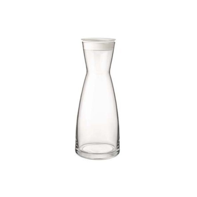 Bormioli Ypsilon-Brio - Carafe Avec Couvercle - Blanc - 1L - (Set de 2)