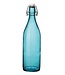Bormioli Giara - Flasche mit Kapsel - Hellblau - 1L - (Set von 6)