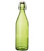 Bormioli Giara - Fles Met Capsule - Groen - 1L - (Set van 6)