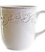 C&T Feston-Vine - Cream - Cup - 35cl - D9xh10cm - Ceramic - (set of 6)