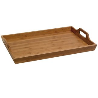 Plateau jetable en bois 26x21,5x2cm (50 Utés)