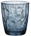 Bormioli Diamond-Ocean Bleu - Verres à eau - 30cl - (Set de 6)