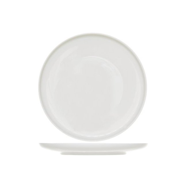 C&T Disque - Assiette à pain - D15,3cm - Porcelaine - (lot de 6).